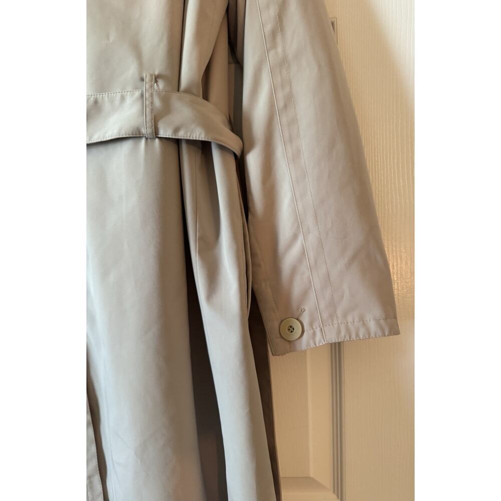 Liz Claiborne Women’s Trench Coat Size L Tan - Picture 8 of 10
